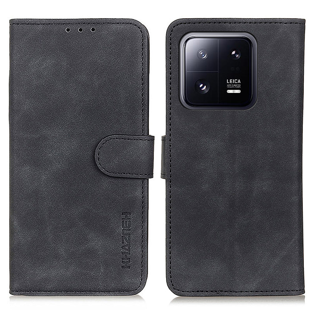 KHAZNEH For Xiaomi 13 5G Full Protection Phone Cover Retro Texture Stand Wallet PU Leather Anti-shock Phone Case KHAZNEH For Xiaomi 13 5G Full Protection Phone Cover Retro Texture Stand Wallet PU Leather Anti-shock Phone Case